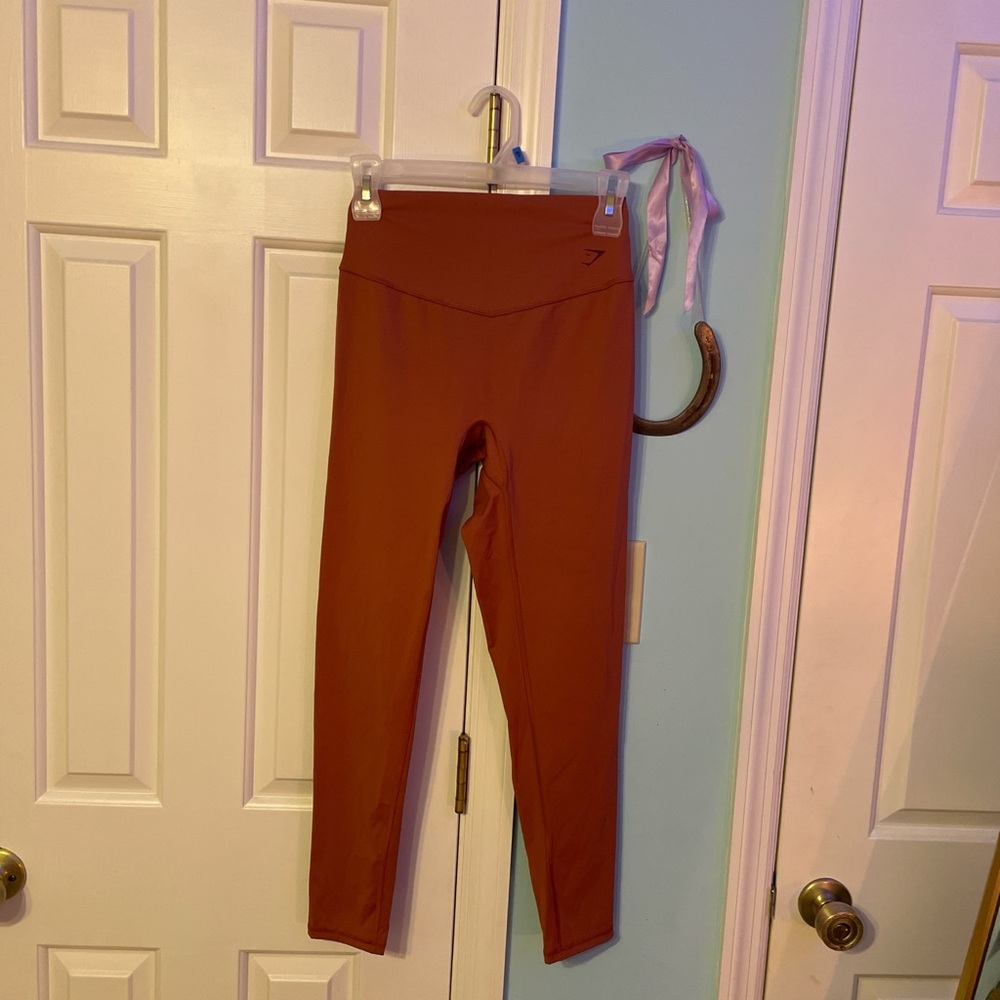 Dark Coral Gymshark Leggings